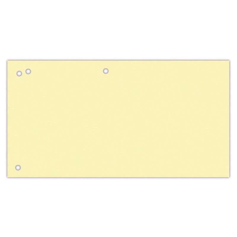 OFFICE products -   verdeelstroken, 240 x 105 mm, pak van 100 stuks, geel