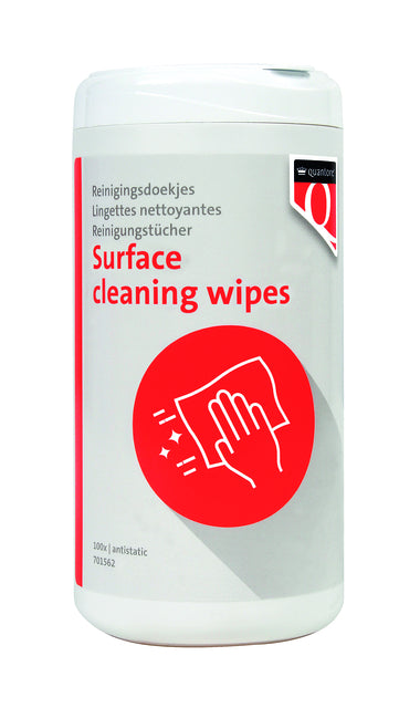 Quantore - Cleaning wipes dispenser with 100 universal wipes