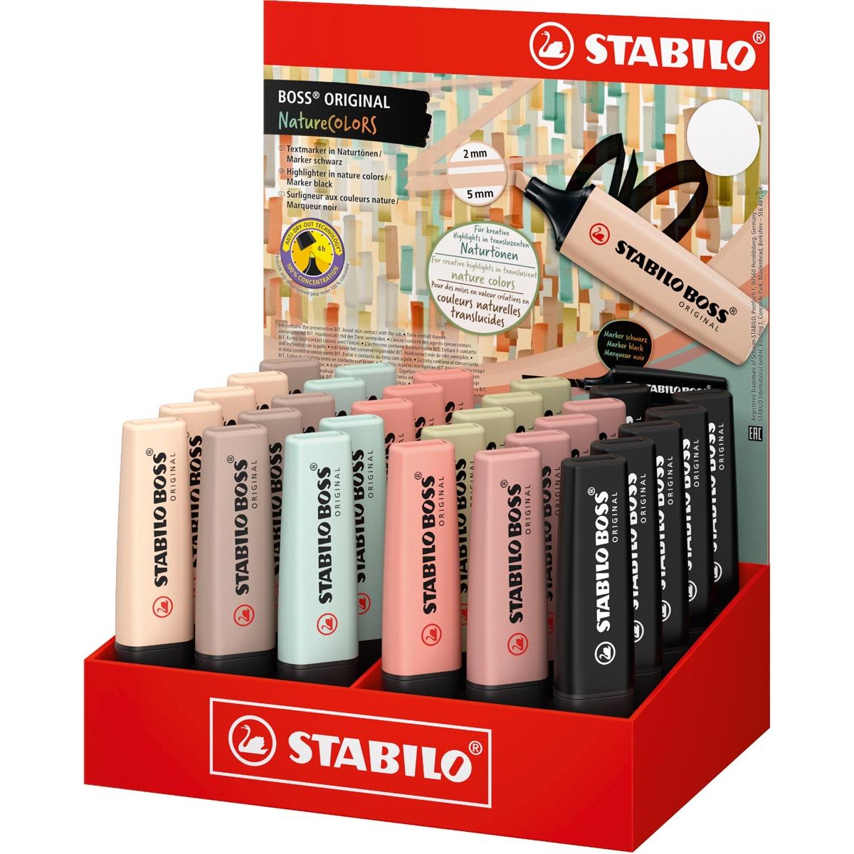 Stabilo - Boss Original Naturecolors marquant un quin