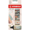 STABILO - BOSS MINI Naturevibes Textmarker, verschiedene Farben, Blister mit 5 Stück
