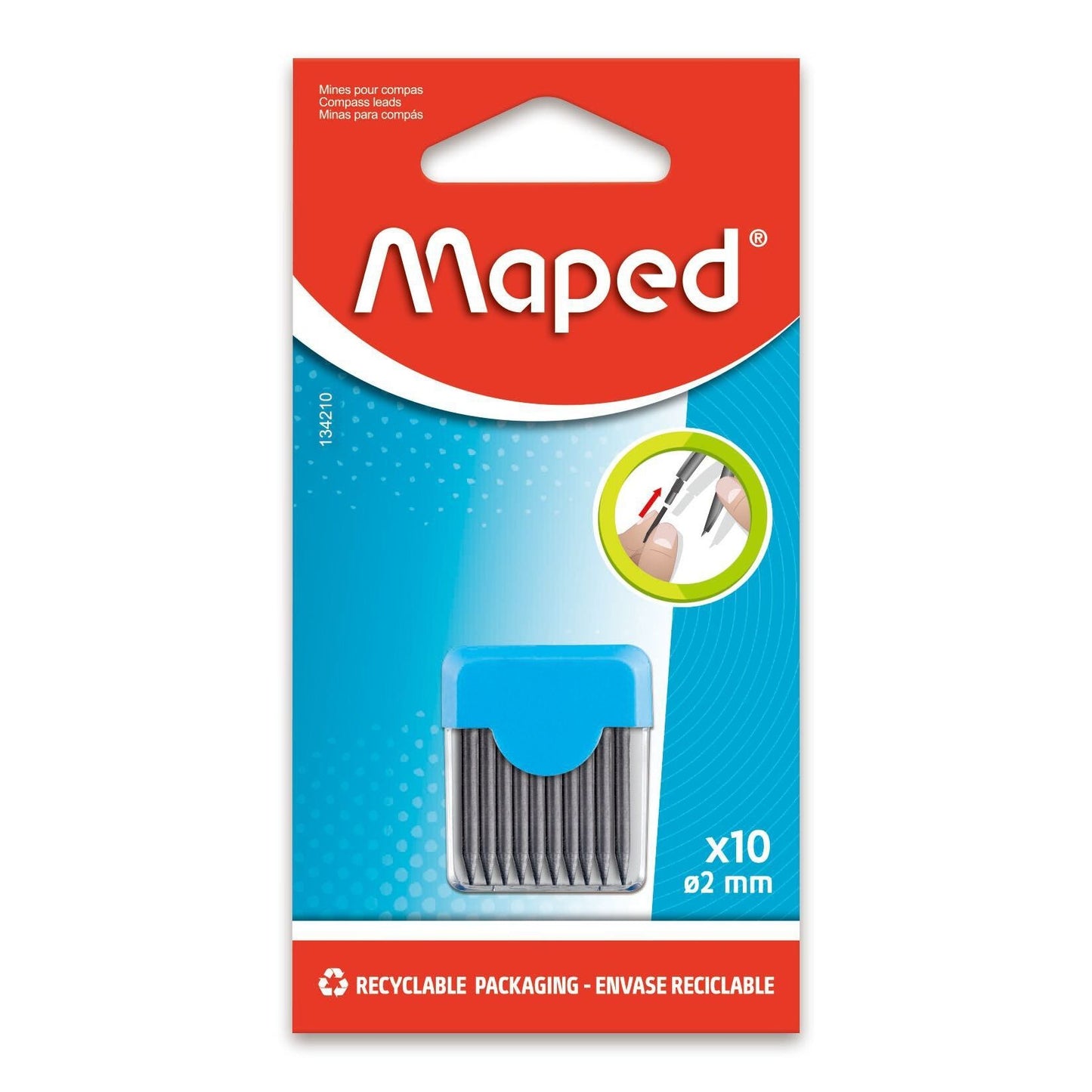 Maped -  serstift  2mm set á 10 stuks