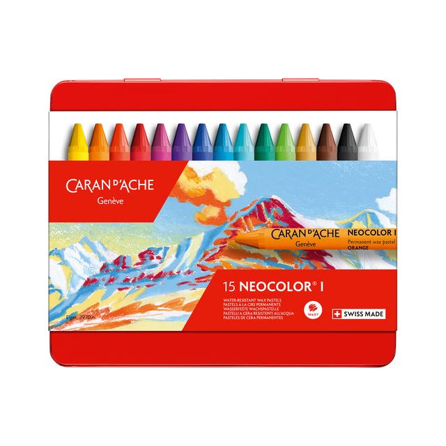 Caran D'Ache - Waskrijt Caran d'Ache Neocolor I Ass | Box une pièce de 15