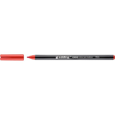 Edding - Fineliner 1300 medio rosso | 10 pezzi