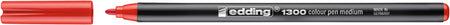 Edding -  Fineliner  1300 m rood