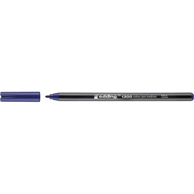 Edding - Fineliner 1300 bleu moyen | 10 pièces