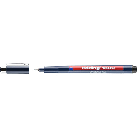 Edding - Fineliner 1800 0,5 mm nero
