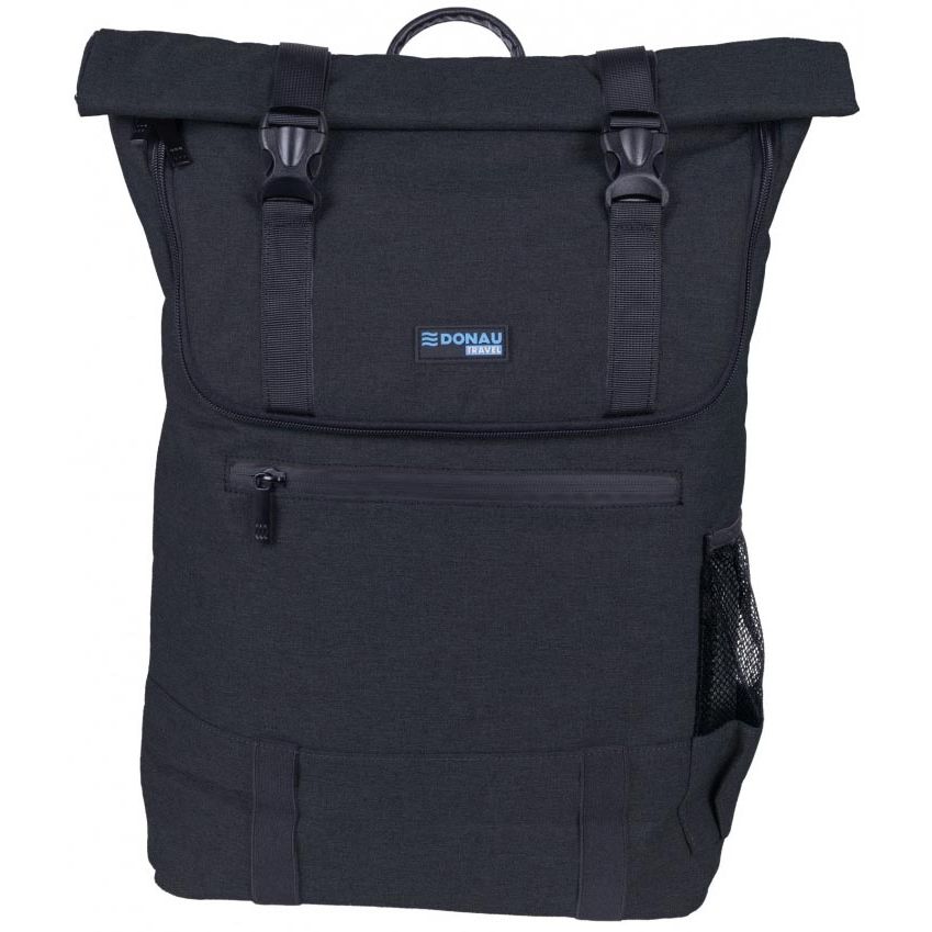 DONAU TRAVEL - zaino London, 18 l, 15,6 pollici, nero