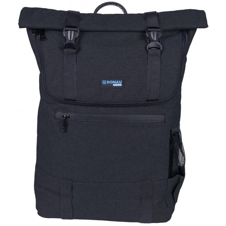DONAU TRAVEL - zaino London, 18 l, 15,6 pollici, nero