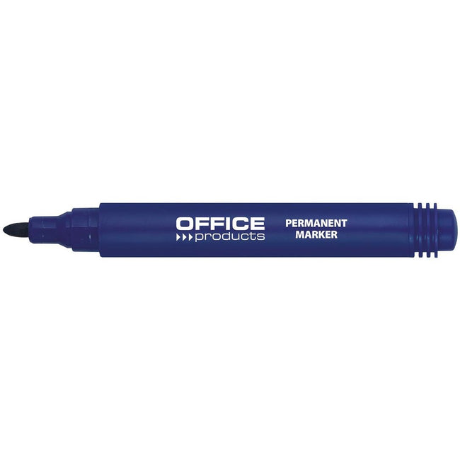 Office Products -   permanent marker 1-3 mm, rond, blauw