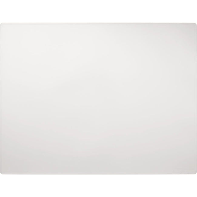 Langlebig – Schreibblock mit Zierrille, PP, ft 650 x 500 mm, transparent weiß