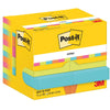 Post-it - Poptimistic, 100 feuilles, pi 38 x 51 mm, paquet de 12 blocs