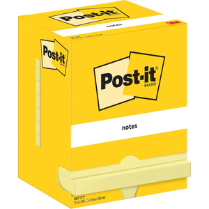 Post-it - Blocco note 657 76x102mm giallo 12 pezzi