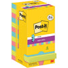 Post-it Super Sticky - Z-Notes Cosmic, 90 feuilles, pi 76 x 76 mm, 8 + 4 GRATUITS