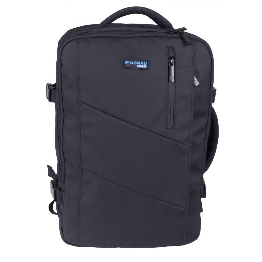 Donau Travel - zaino Praga, 32 l, 17 pollici, nero