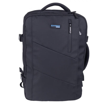 Donau Travel - zaino Praga, 32 l, 17 pollici, nero