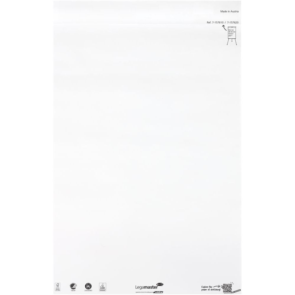 Legamaster - Flipoverpapier  sketch eco blanco 5x 20v