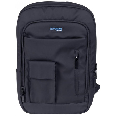 Donau Travel - zaino Roma, 9 l, 13,3 pollici, nero