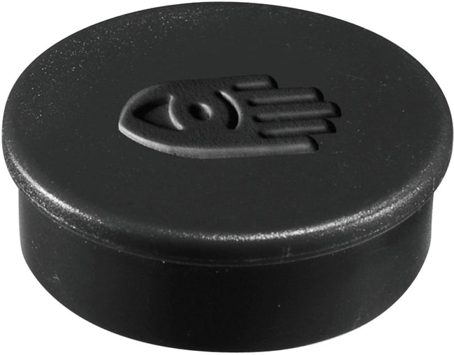 Legamaster - superimán, 35 mm, negro, paquete de 10