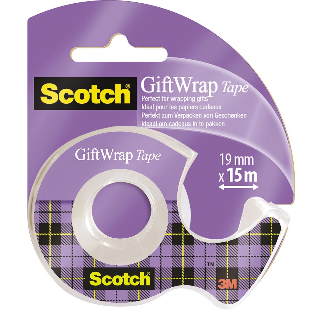 Scotch - Gift Wrap e ft 19 mm x 15 m, on blister