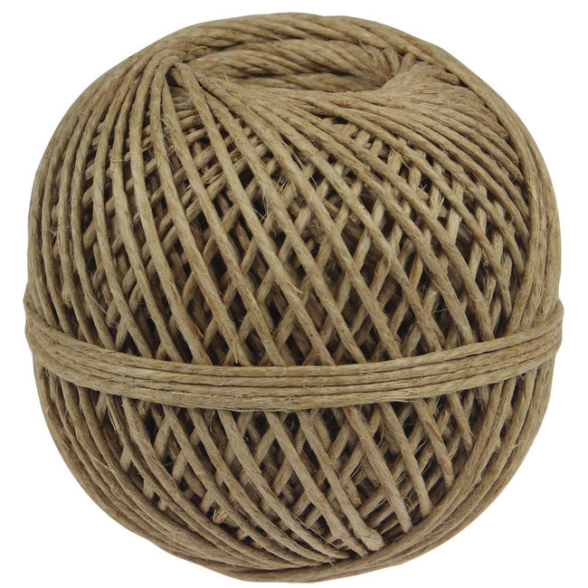 Klika - Flax cord rope made of 3 strands, ball of 140 g, +/- 65 m