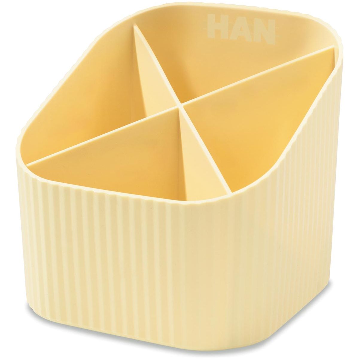 Han - Re -Run Pen Box, PP, Pasttel Yellow