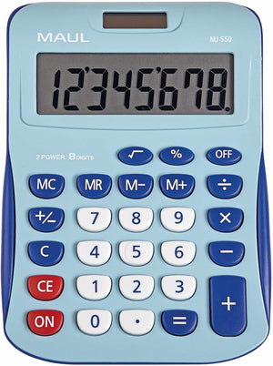 Maul - Tischrechner MJ 550, Junior, hellblau
