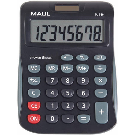 Maul - calculadora de escritorio MJ 550, junior, negro