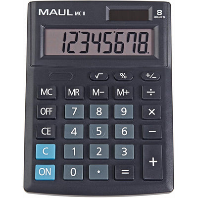 Maul -  bureaurekenmachine MC 8, zwart