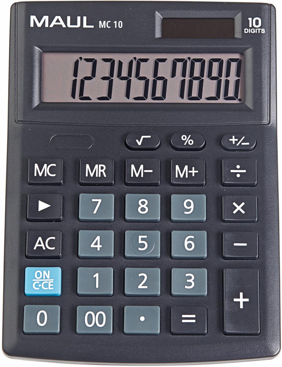Maul - desk calculator MC 10, black
