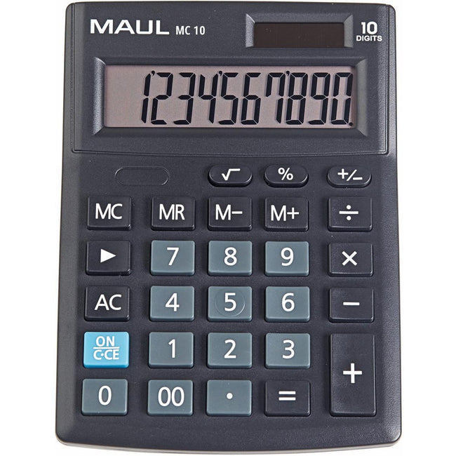 Maul - calculadora de escritorio MC 10, negra