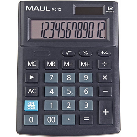 Maul -  bureaurekenmachine MC 12, zwart