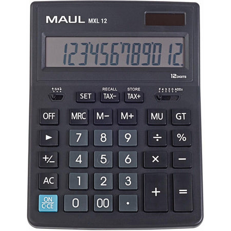 Maul - calcolatrice da tavolo MXL 12, nera