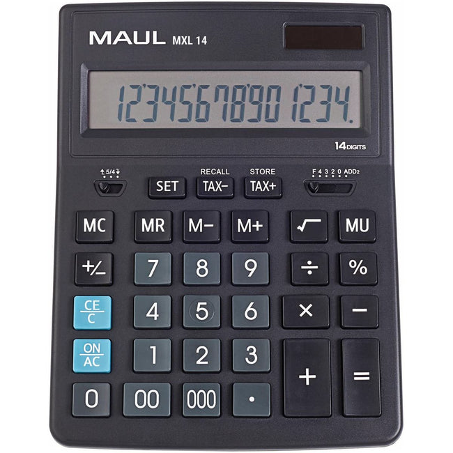 Maul - bureaurekenmachine MXL 14, zwart