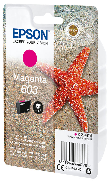 Epson -  Singlepack Magenta 603 Ink