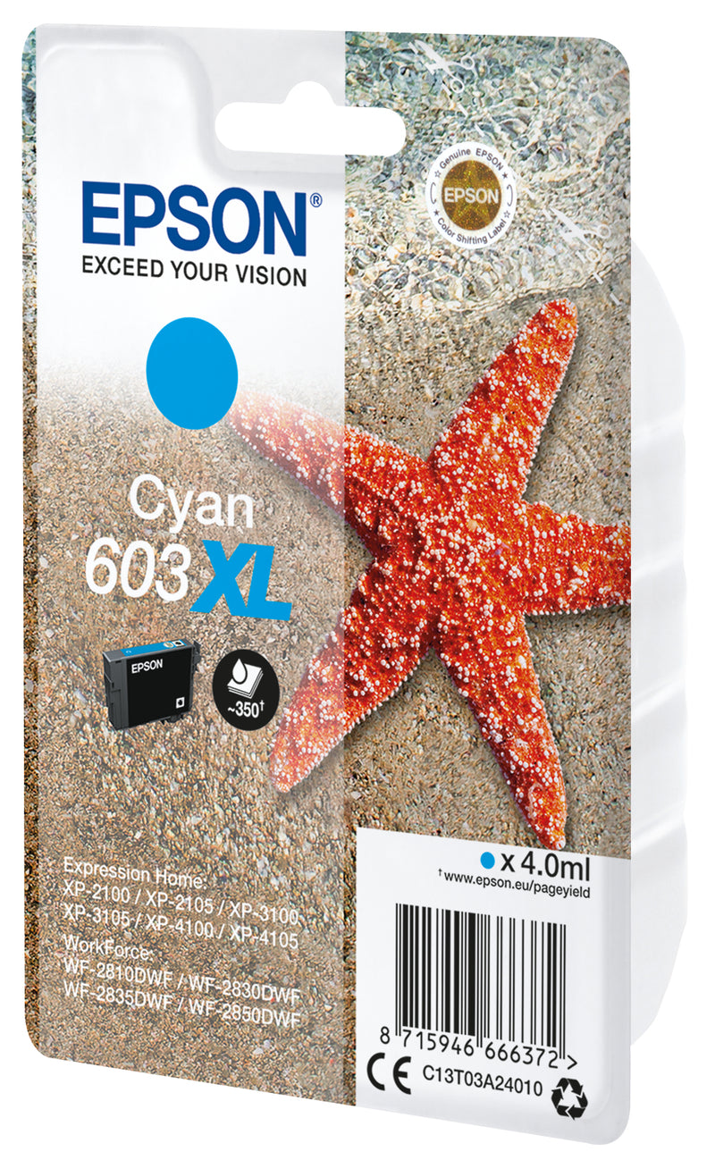 Epson -  Singlepack Cyan 603XL Ink
