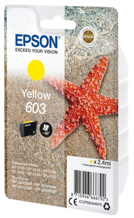 Epson -  Singlepack Yellow 603 Ink