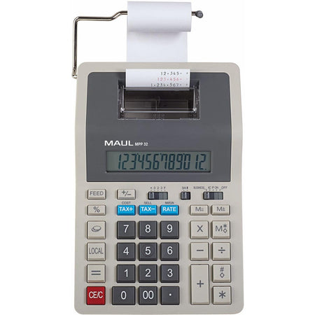 Maul - calcolatrice da tavolo con rullo di conteggio MPP 32