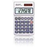 Sharp -  EL-250S calculator Pocket Basisrekenmachine Zilver