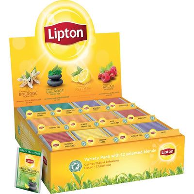 Lipton - Scatola assortimento tè 12x15 pezzi