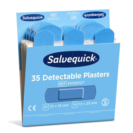 Salvequick -  Pleisters detectabel refill 6x35st