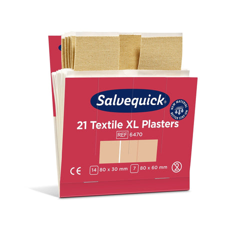 Salvequick -  Pleisters textiel extra groot 6x21st