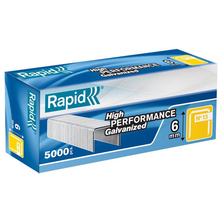 Rapid -  Nieten 13/6 gegalvaniseerd standaard 5000 stuks