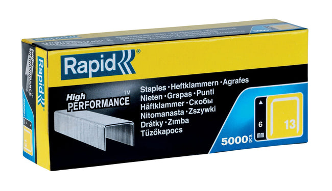 Rapid -  Nieten 13/6 gegalvaniseerd standaard 5000 stuks
