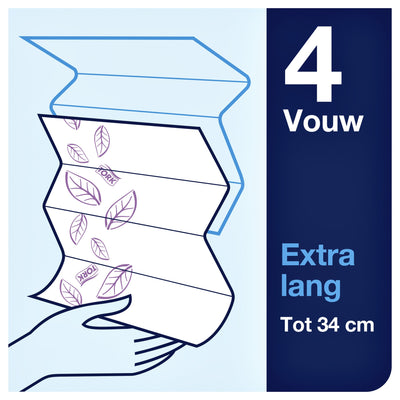 Tork -  Handdoek h2 premium 2laags 212x340mm 100297