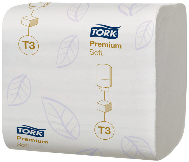 Tork -  Toiletpapier t3 premium gevouwen wit 114273 | 42 stuks