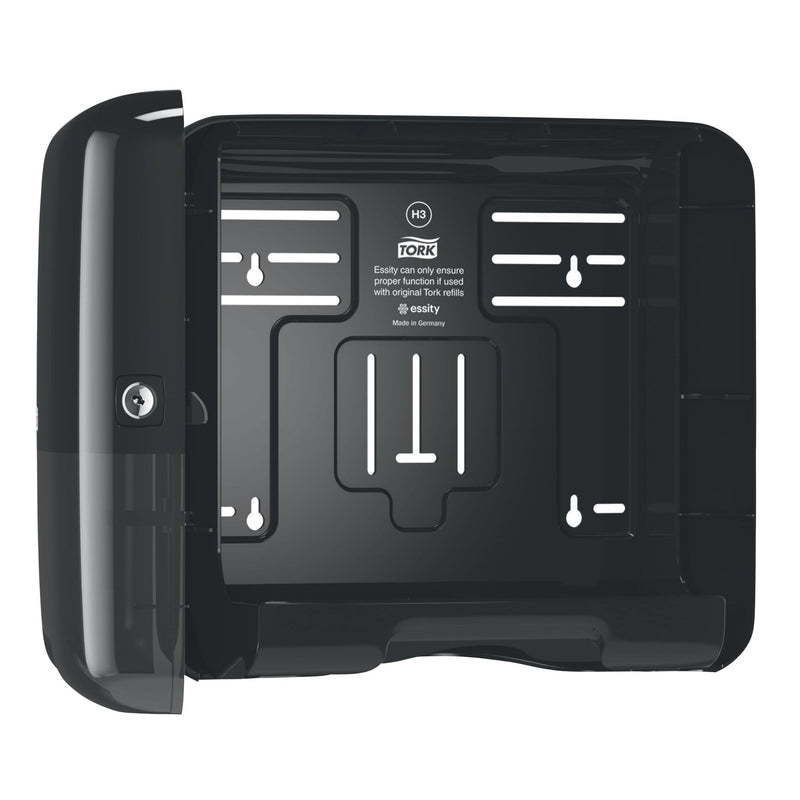Tork -  Handdoekdispenser h3 elevation klein zwart