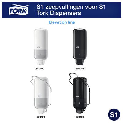 Tork -  Handzeep s1 premium vloeibaar ongeparfumeerd