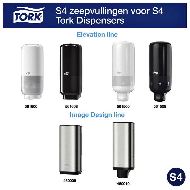 Tork -  Handzeep s4 premium schuim 1000ml mild | 6 stuks