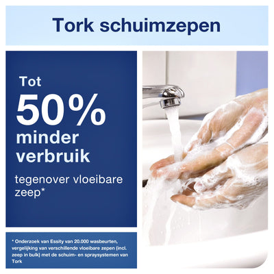 Tork -  Handzeep s4 premium schuim 1000ml mild | 6 stuks