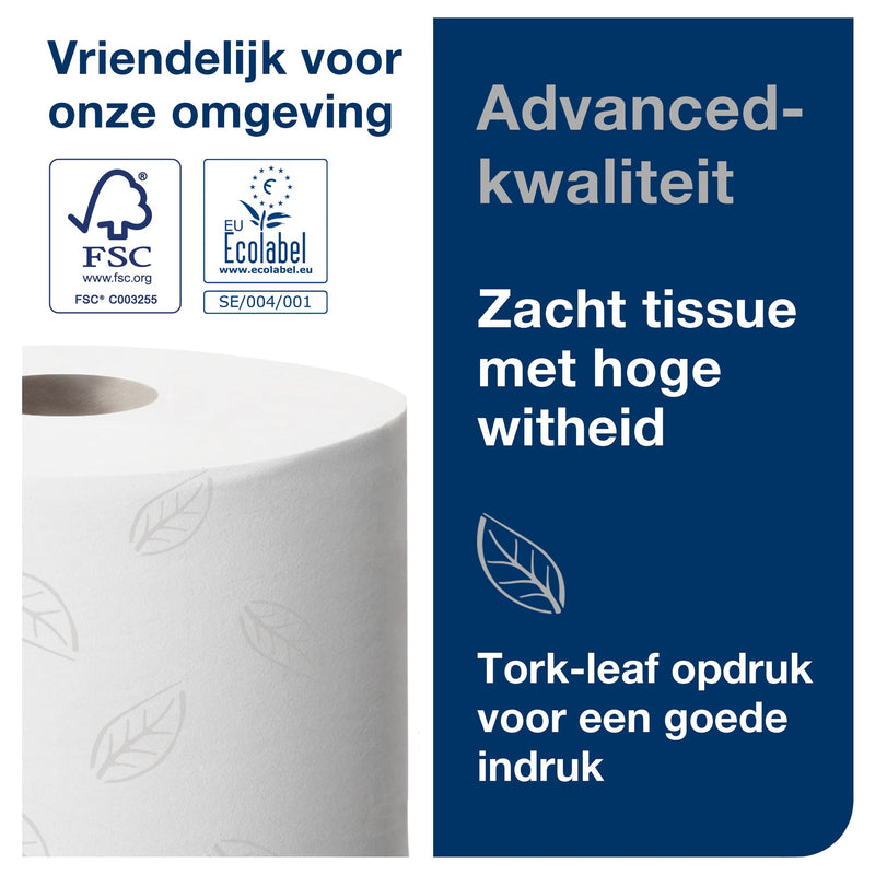 Tork -  Toiletpapier t9 advanced 2laags 112m wit